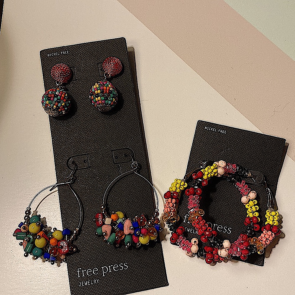 Nwt Free Press Earrings Bundle